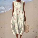 Natalia - dress with floating petals — view 1