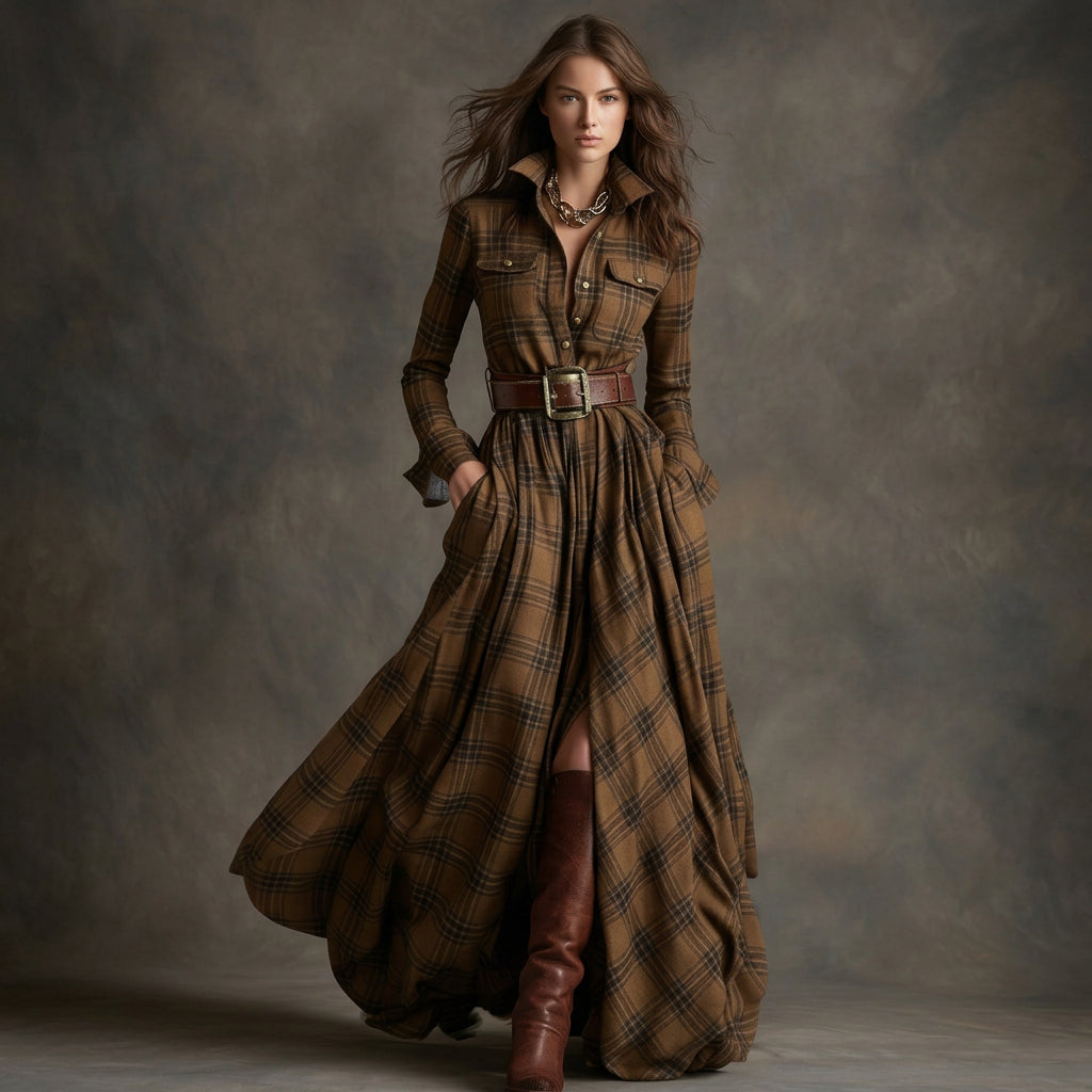 Natalie - shirt dress with belt — view 4
