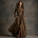 Natalie - shirt dress with belt — view 4