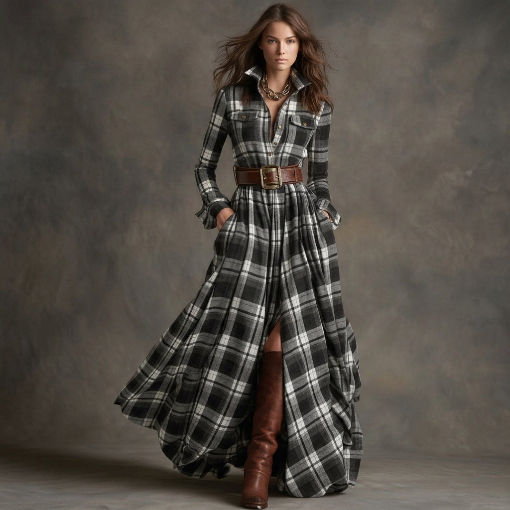 Natalie - shirt dress with belt — view 6