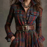 Natalie - shirt dress with belt — view 11