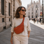 Natalie - orange shoulder bag — view 4
