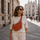 Natalie - orange shoulder bag — view 4