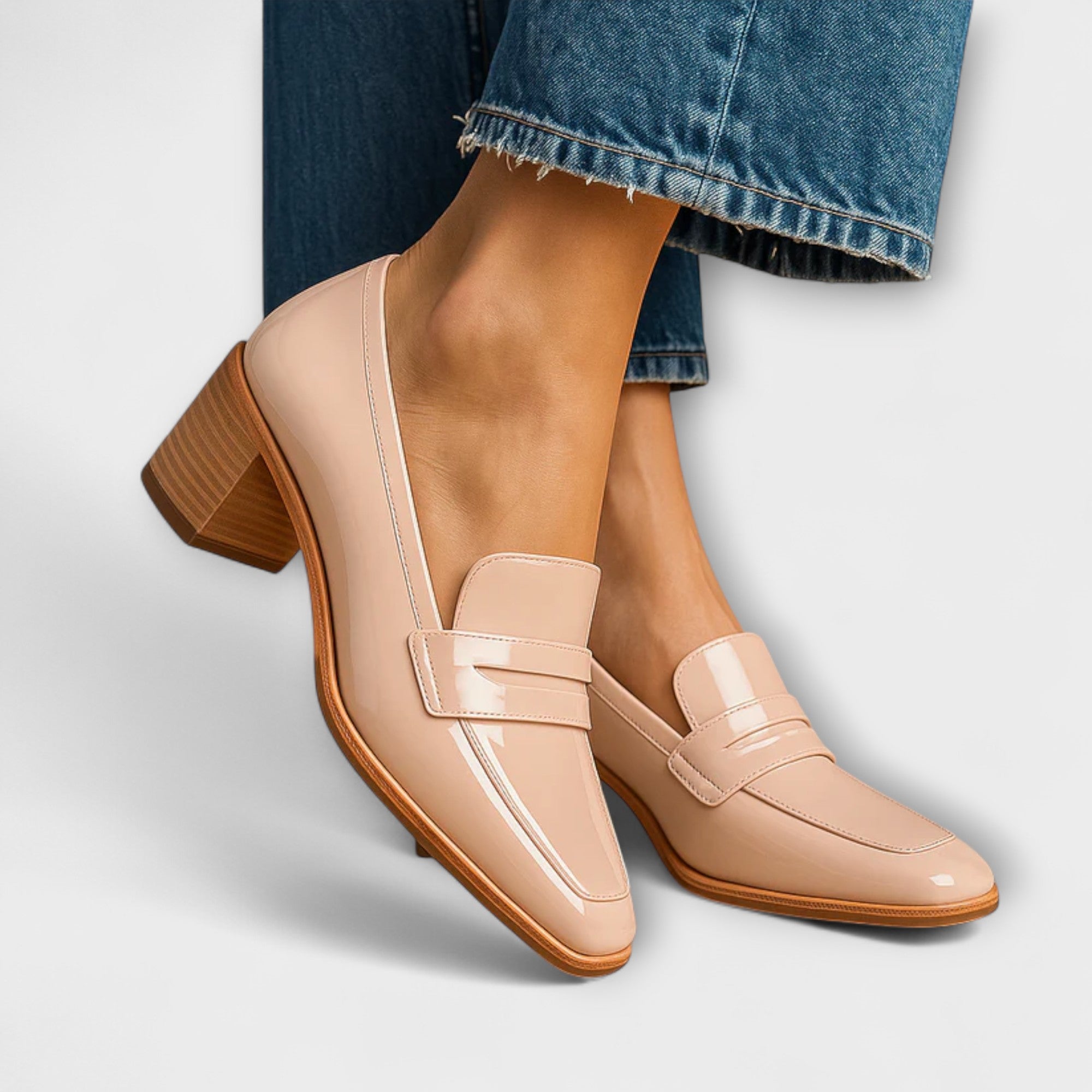 Nicole - Shiny Moccasins — view 1