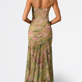 Nina - long dress with lace — view 3