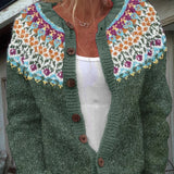 Nina - retro Icelandic cardigan — view 2