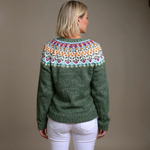 Nina - retro Icelandic cardigan — view 3