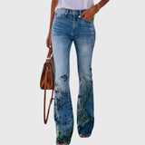 Women's trousers with flowers — view 2