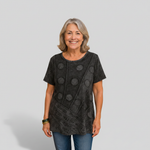 Nora - boho drape top — view 1