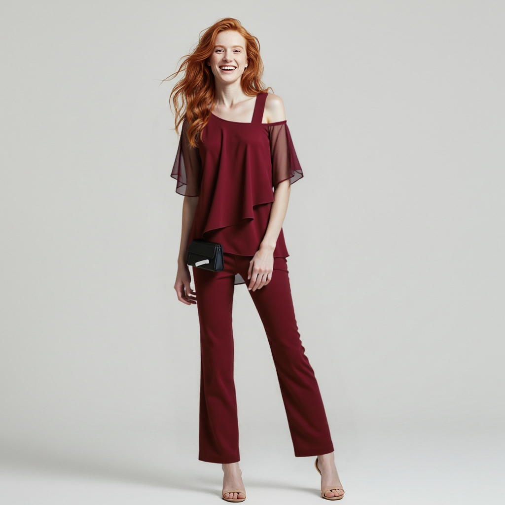 Nora - elegant set with exposed shoulders — view 3