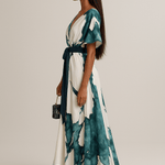 Oakley Long Dress Watercolor Print — view 3