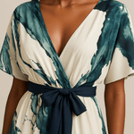 Oakley Long Dress Watercolor Print — view 4