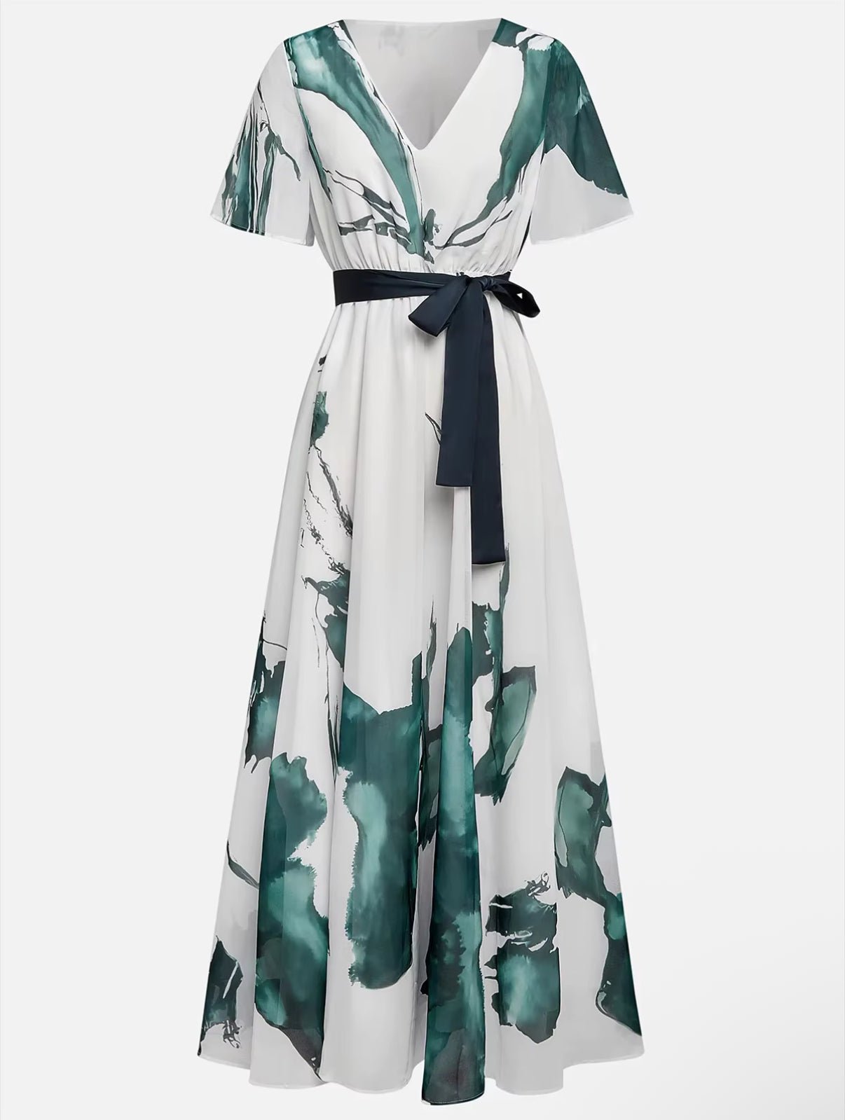 Oakley Long Dress Watercolor Print — view 7