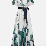 Oakley Long Dress Watercolor Print — view 7