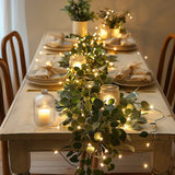 Olive tree light string — view 1