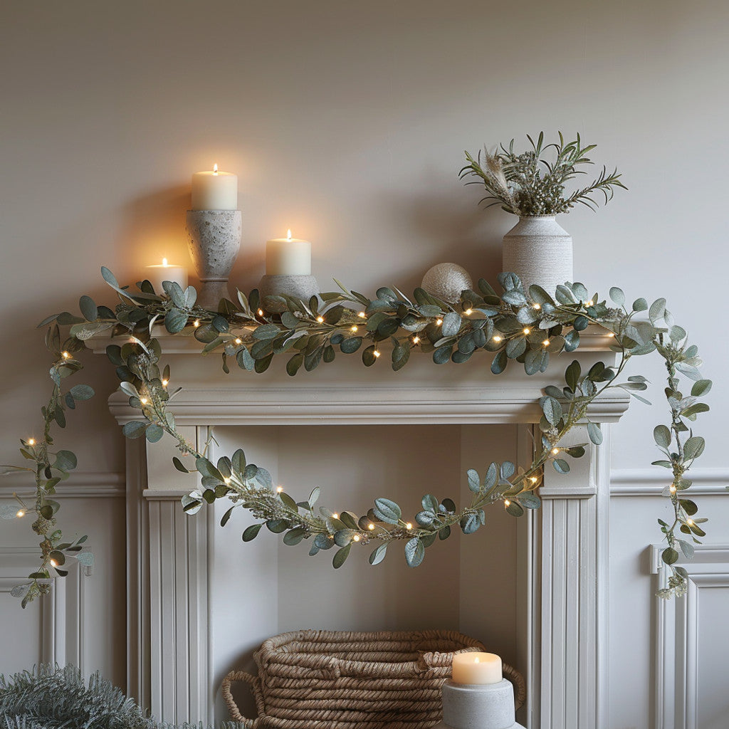 Olive tree light string — view 2