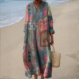 Paisley - bohemian patchwork dress — view 1