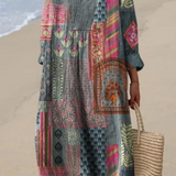 Paisley - bohemian patchwork dress — view 2