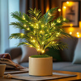 Paradise lamp of palm trees — view 1