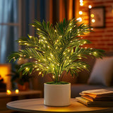 Paradise lamp of palm trees — view 2