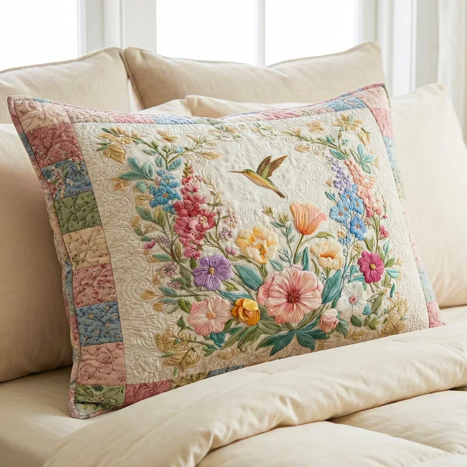 Cushion cover - Fields of flowers — view 1