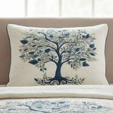 Padded pillowcase - Serene blue — view 1