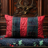 Padded cushion cover - Festive heart — view 1