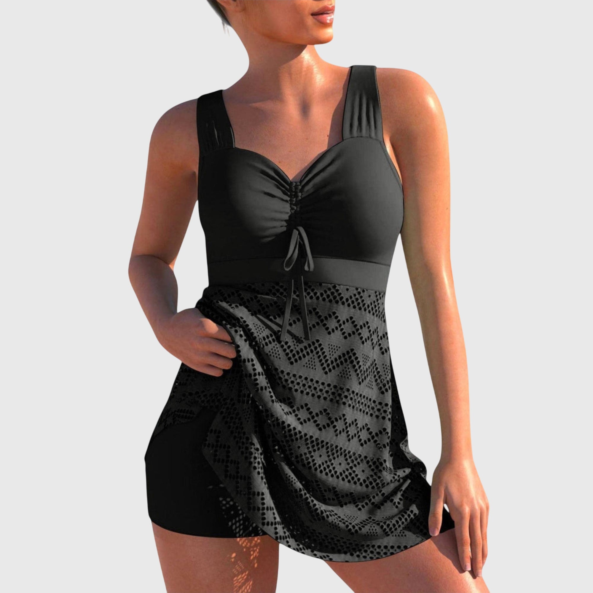 Patricia - two-piece swimsuit with skirt — view 2