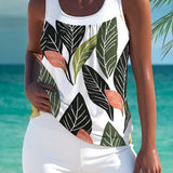 Phoebe - elegant tankini with tummy control effect and matching shorts — view 10