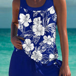 Phoebe - elegant tankini with tummy control effect and matching shorts — view 16