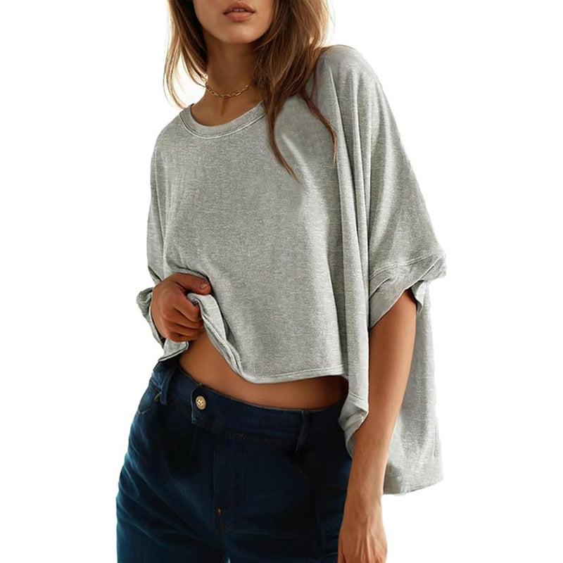 Phoebe - Women's Classic Oversized Loose Fit T-Shirt — view 2