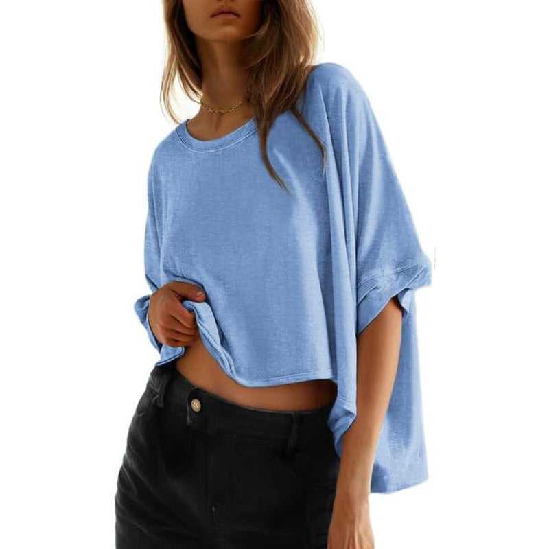 Phoebe - Women's Classic Oversized Loose Fit T-Shirt — view 3