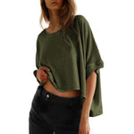 Phoebe - Women's Classic Oversized Loose Fit T-Shirt — view 5