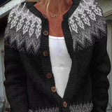 Phoebe - Retro Icelandic Cardigan — view 2