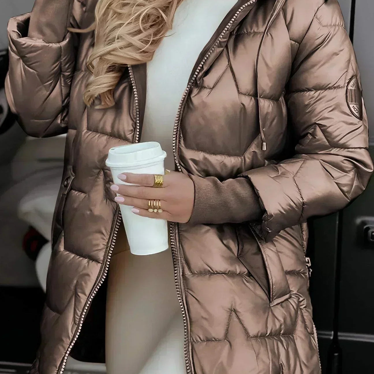 Piper - elegant winter coat — view 4