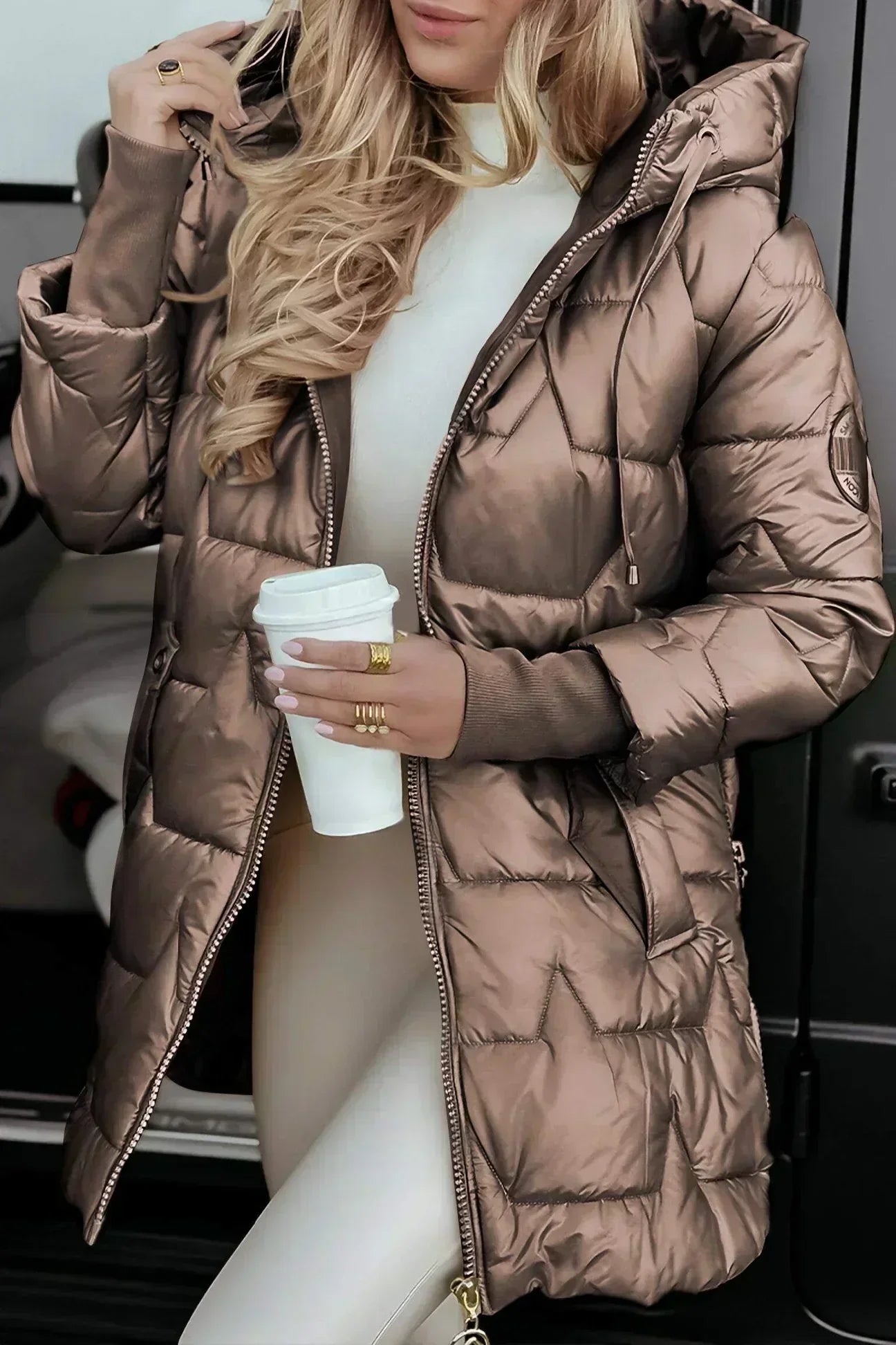 Piper - elegant winter coat — view 4