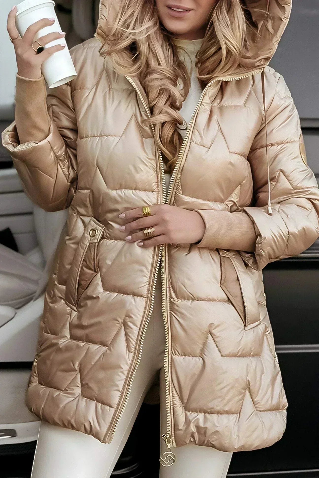 Piper - elegant winter coat — view 7