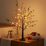 Red flower tree — view 1