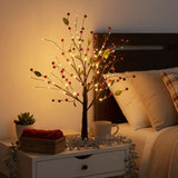 Red flower tree — view 2