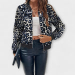 Raquel – elegant leopard print jacket — view 3