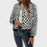 Raquel – elegant leopard print jacket — view 5