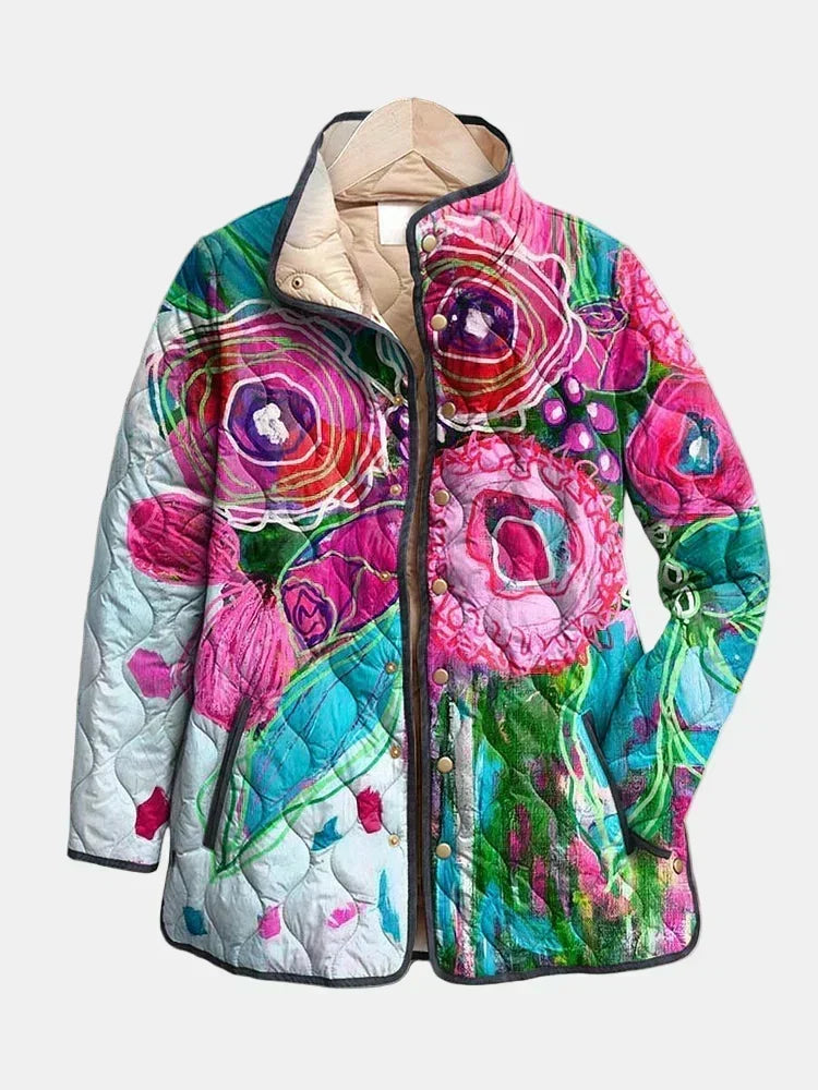 Tessa - Floral quilted jacket — view 1