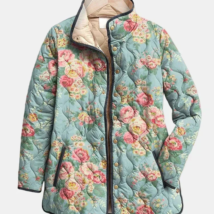 Brooke Quilted Floral Jacket — view 1