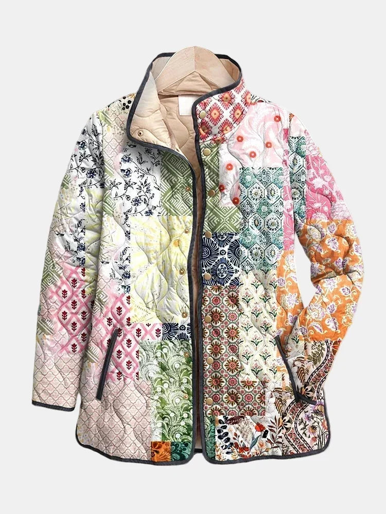 Daphne - Floral quilted jacket — view 1