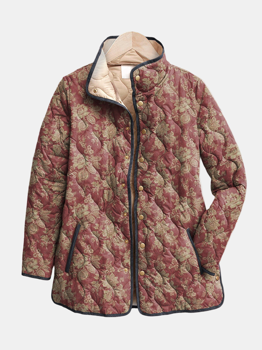 Evelyn - retro floral jacket — view 1