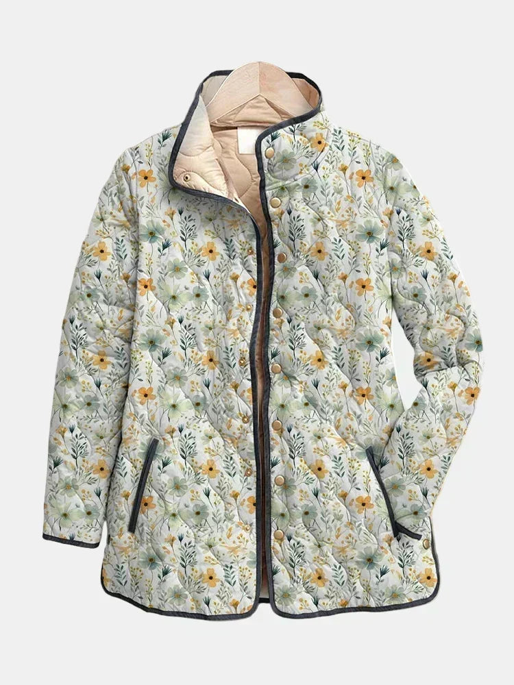 Faith Floral Quilted Jacket — view 1