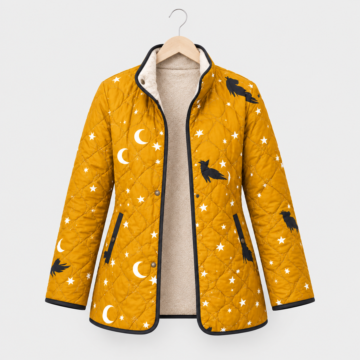 Savannah - Cat and Star Quilted Jacket — view 1