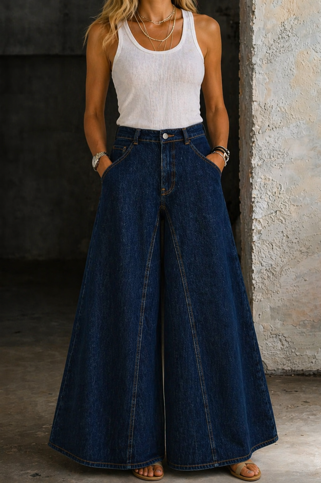 Riley - High Waisted Jeans — view 2