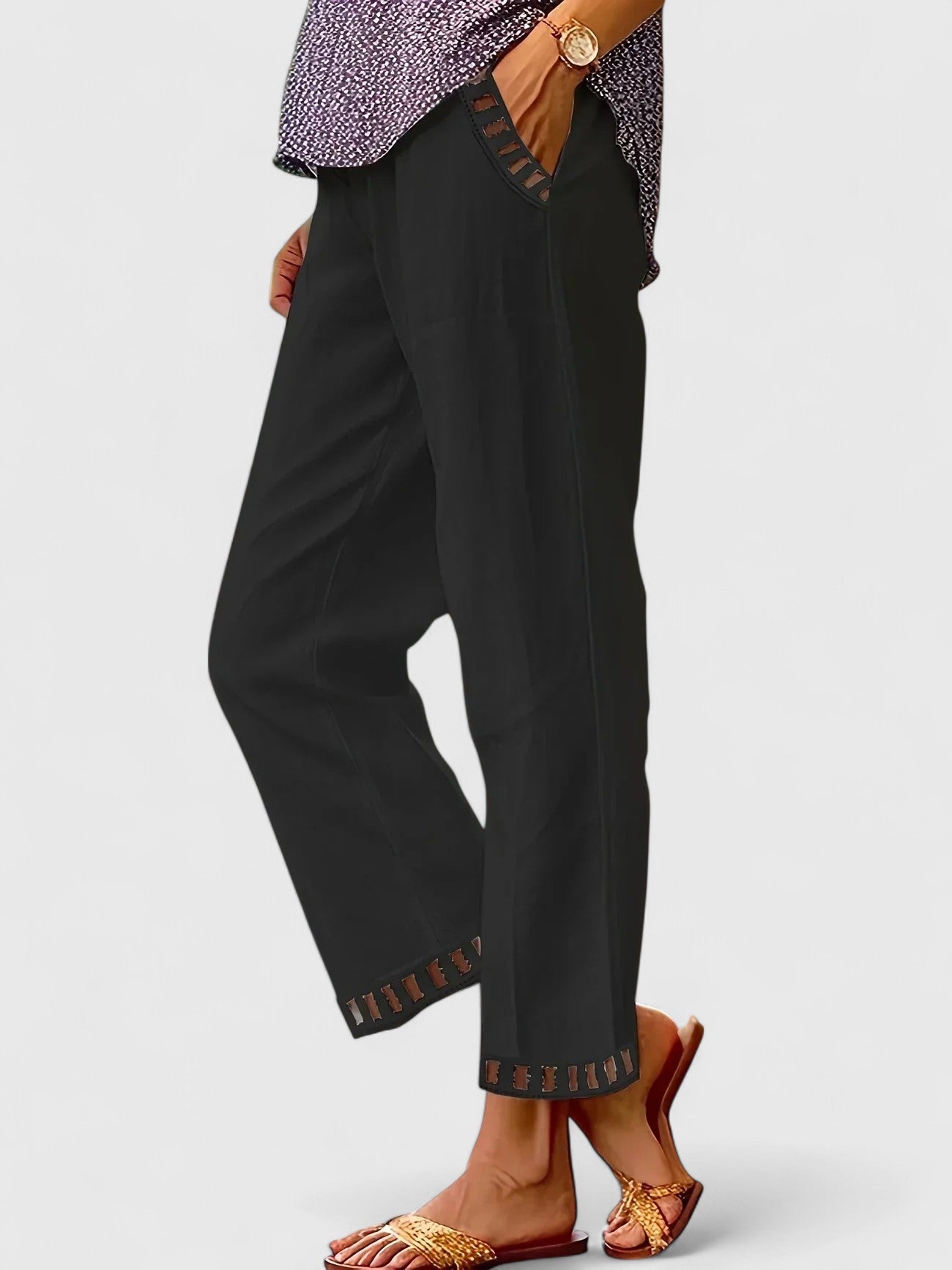 Robin - sophisticated women's trousers — view 1