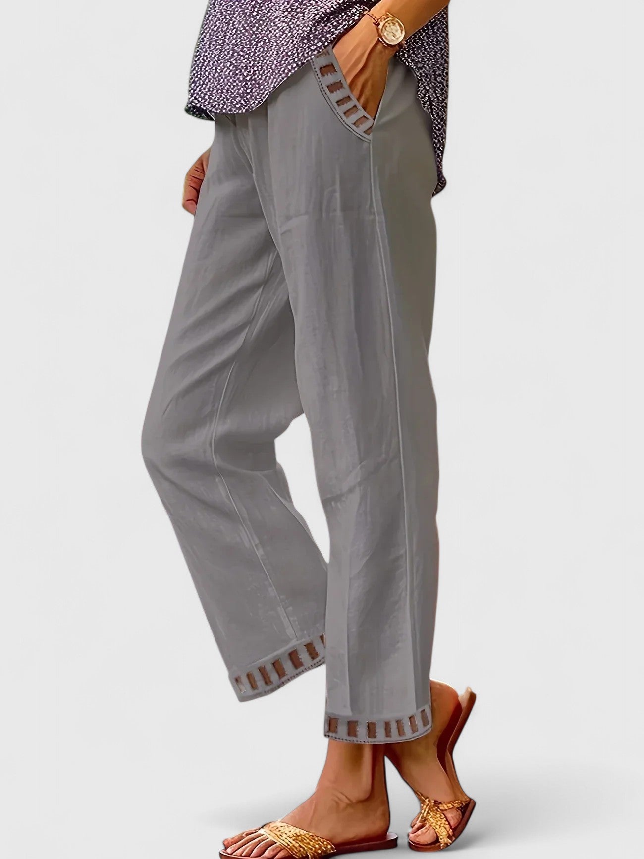 Robin - sophisticated women's trousers — view 2
